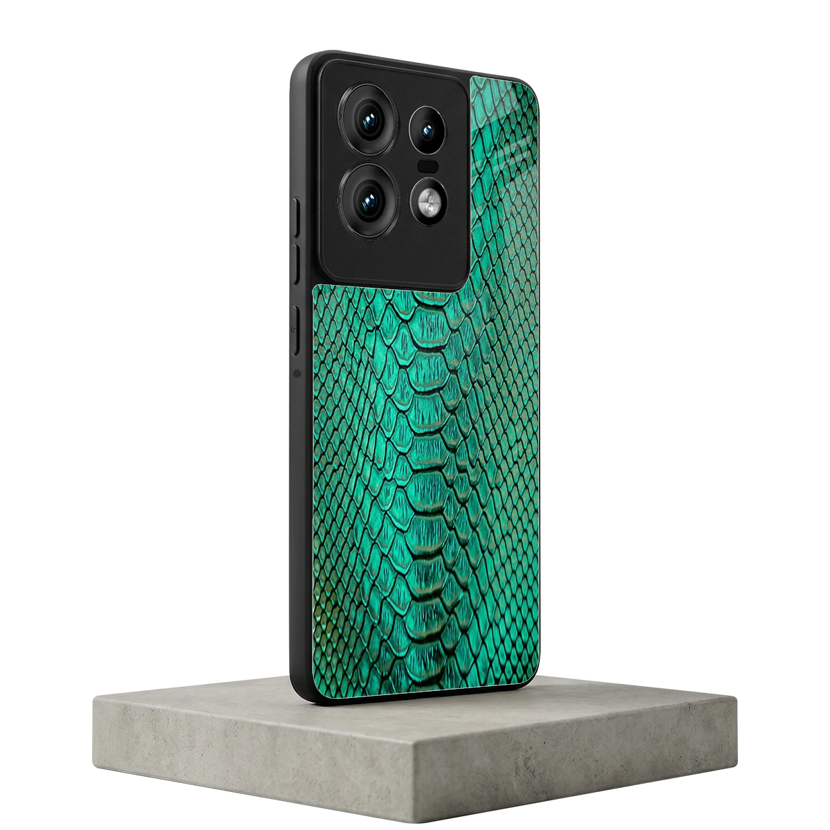 Croco Emerald motorola edge 50 pro mobile cover | shockproof glass phone case