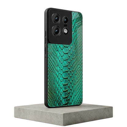 Croco Emerald motorola edge 50 pro mobile cover | shockproof glass phone case