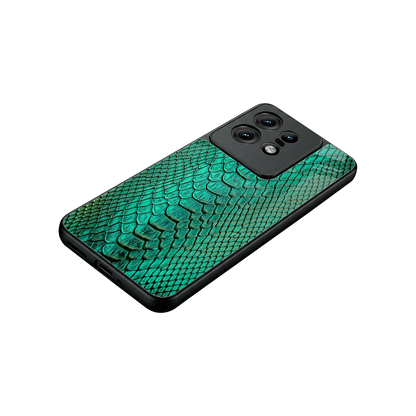 Croco Emerald stylish phone case for motorola edge 50 pro | glossy glass and slim fit