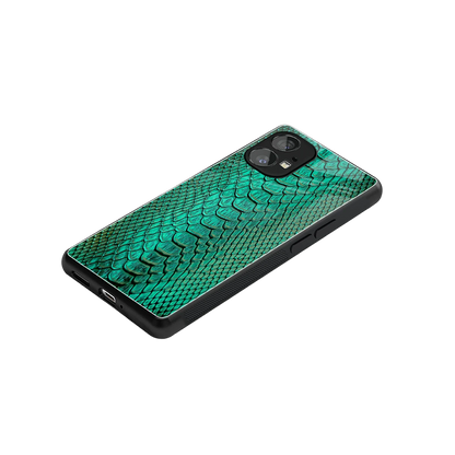 Croco Emerald stylish phone case for nothing phone 1 | glossy glass and slim fit