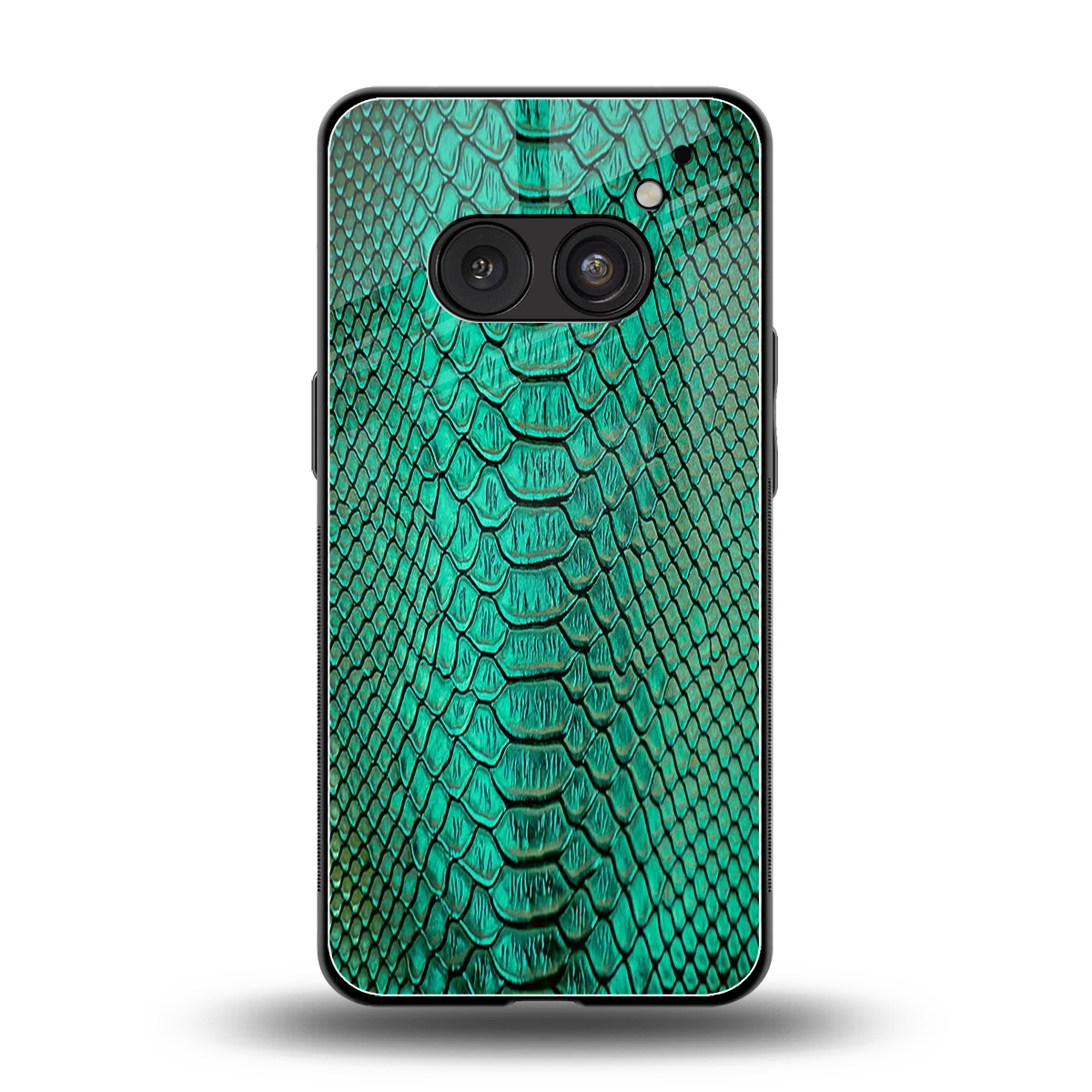 Croco Emerald back phone cover | glass case for nothing phone 2a plus