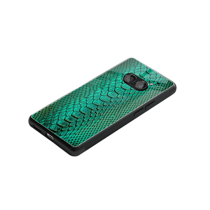 Croco Emerald stylish phone case for nothing phone 2a | glossy glass and slim fit