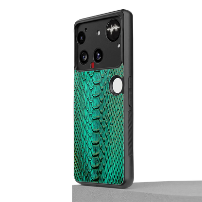 Croco Emerald nothing phone 3 mobile cover | shockproof glass phone case