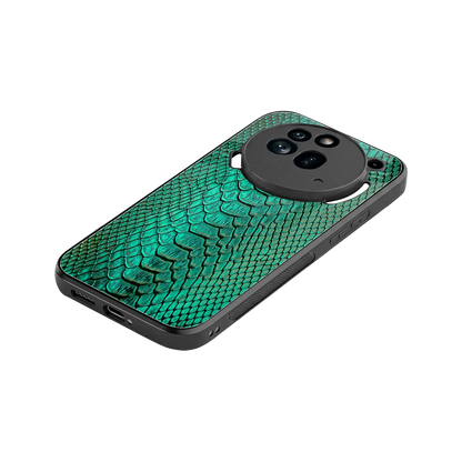 Croco Emerald stylish phone case for nothing phone 3a pro | glossy glass and slim fit