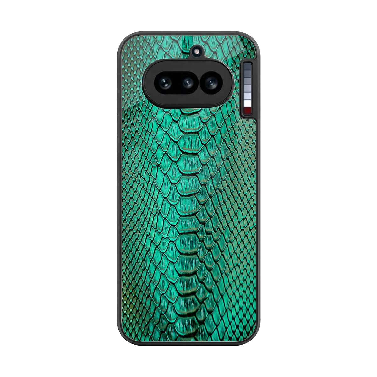Croco Emerald back phone cover | glass case for nothing phone 4a