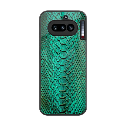 Croco Emerald back phone cover | glass case for nothing phone 4a