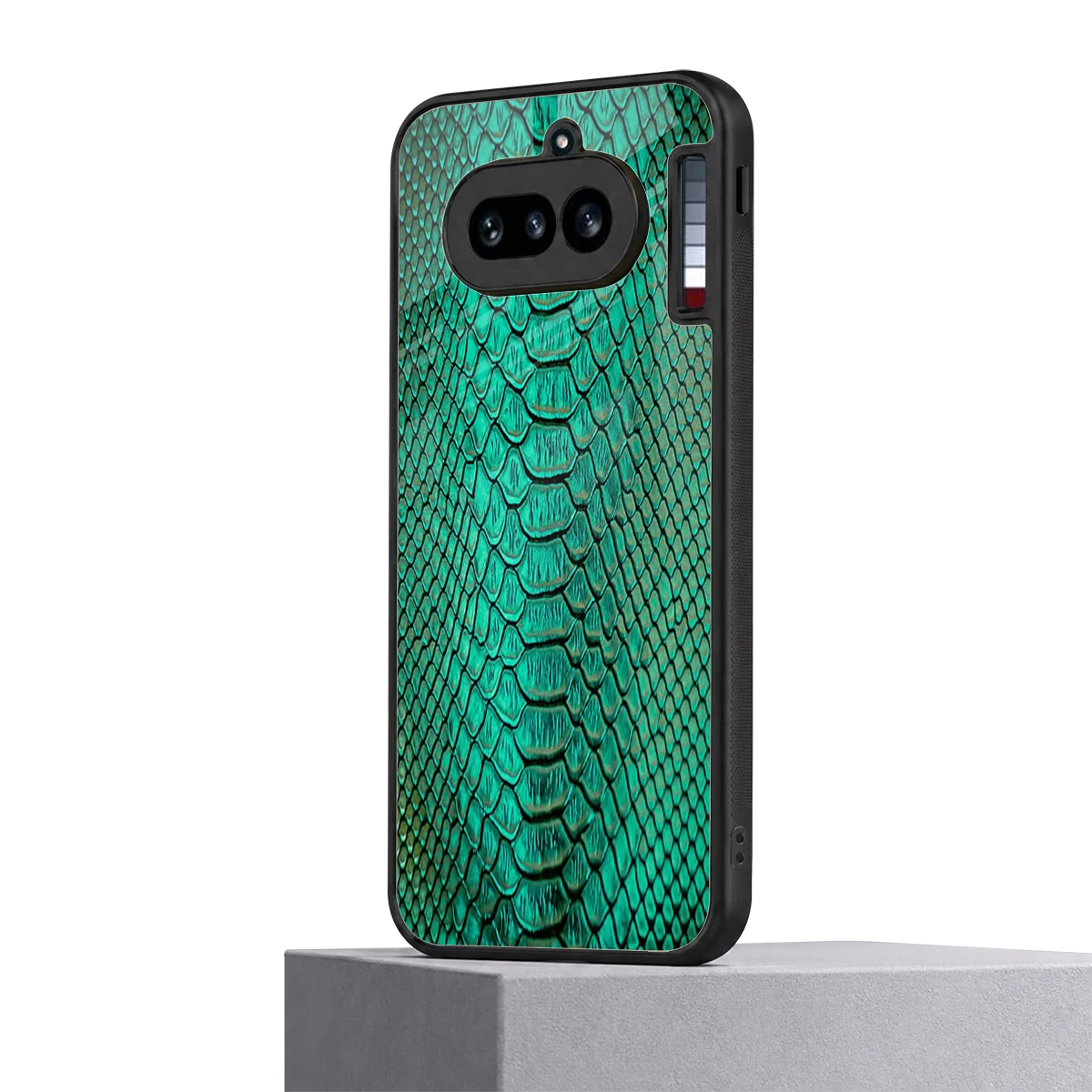 Croco Emerald nothing phone 4a mobile cover | shockproof glass phone case