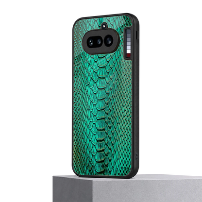 Croco Emerald nothing phone 4a mobile cover | shockproof glass phone case