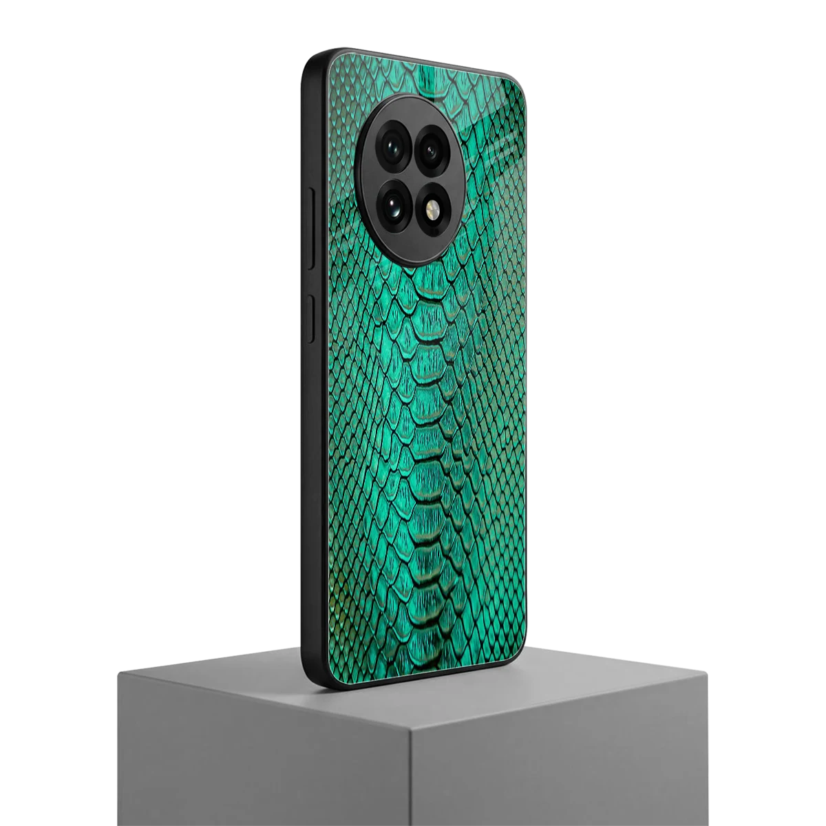 Croco Emerald oneplus 13r mobile cover | shockproof glass phone case