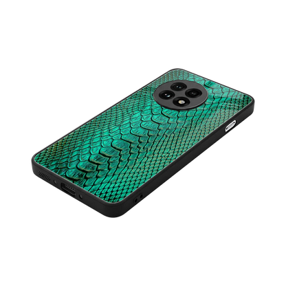 Croco Emerald stylish phone case for oneplus 13r | glossy glass and slim fit