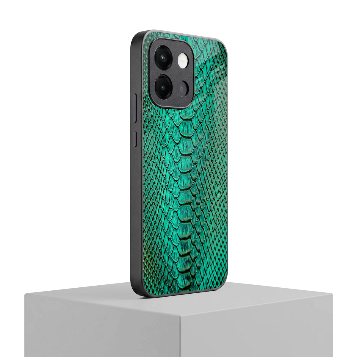 Croco Emerald oneplus 13s mobile cover | shockproof glass phone case