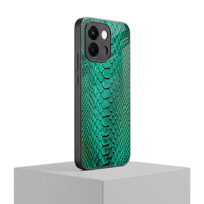 Croco Emerald oneplus 13s mobile cover | shockproof glass phone case