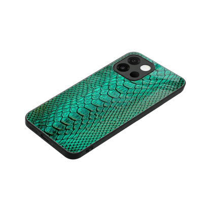 Croco Emerald stylish phone case for oneplus 13s | glossy glass and slim fit