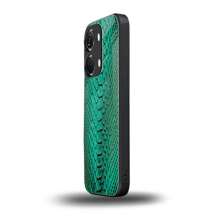Croco Emerald oneplus nord 3 mobile cover | shockproof glass phone case