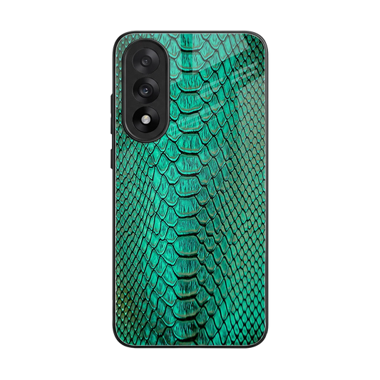Croco Emerald back phone cover | glass case for oneplus nord 5