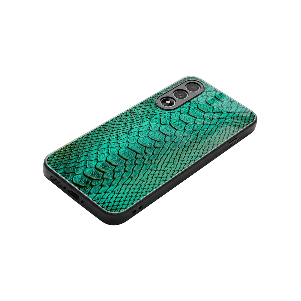 Croco Emerald stylish phone case for oneplus nord 5 | glossy glass and slim fit