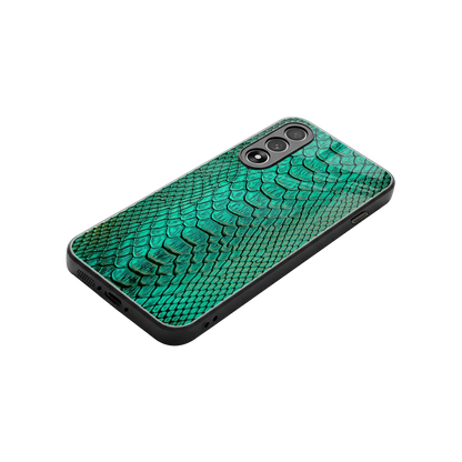 Croco Emerald stylish phone case for oneplus nord 5 | glossy glass and slim fit