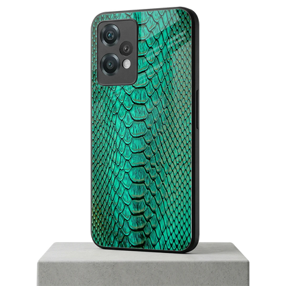 Croco Emerald oneplus nord ce 2 lite mobile cover | shockproof glass phone case