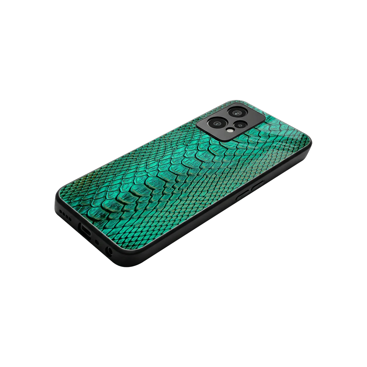 Croco Emerald stylish phone case for oneplus nord ce 2 lite | glossy glass and slim fit