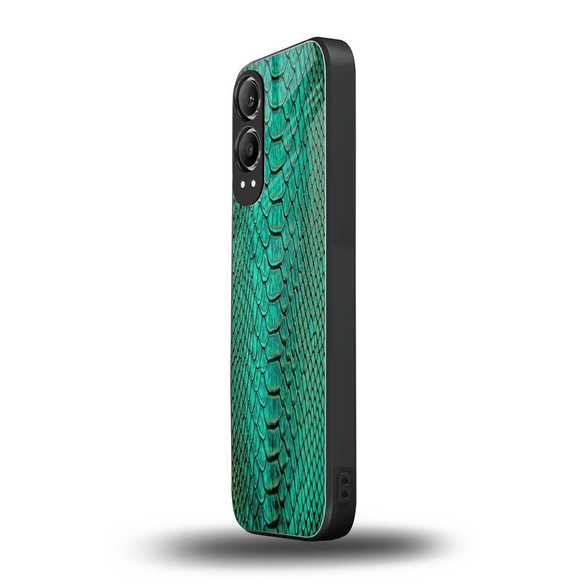 Croco Emerald oneplus nord ce 4 lite mobile cover | shockproof glass phone case