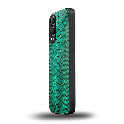 Croco Emerald oneplus nord ce 4 lite mobile cover | shockproof glass phone case