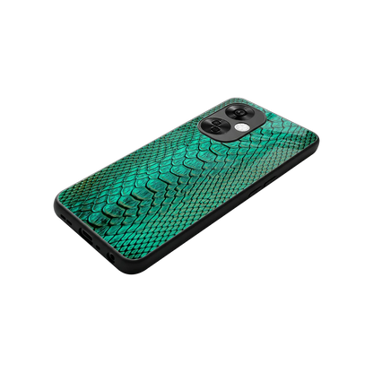 Croco Emerald stylish phone case for oneplus nord ce 3 lite | glossy glass and slim fit