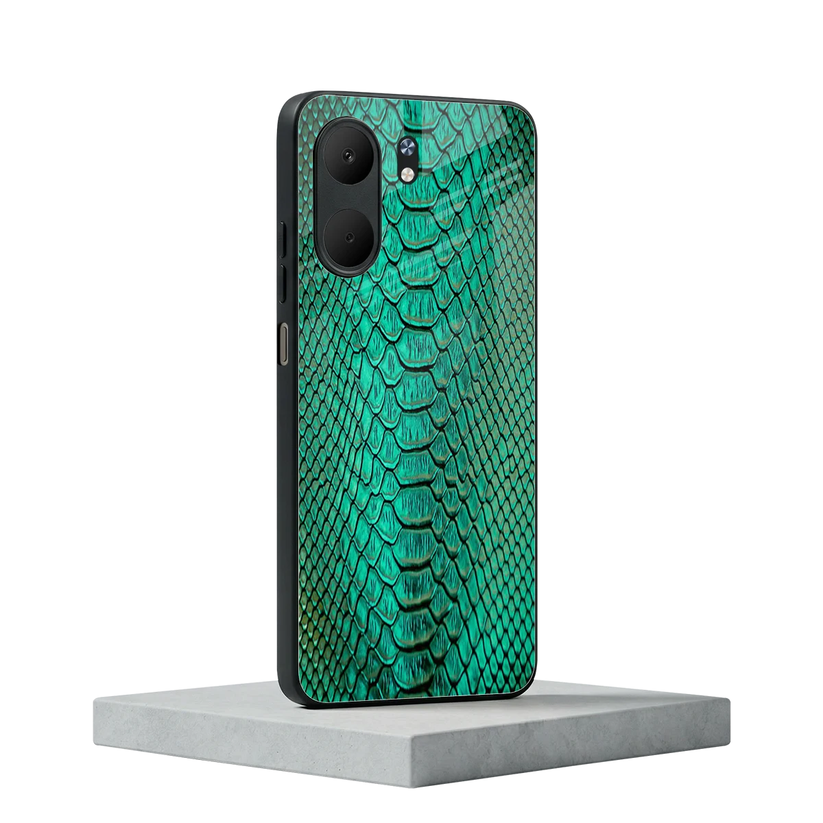 Croco Emerald oppo a5x 5g mobile cover | shockproof glass phone case