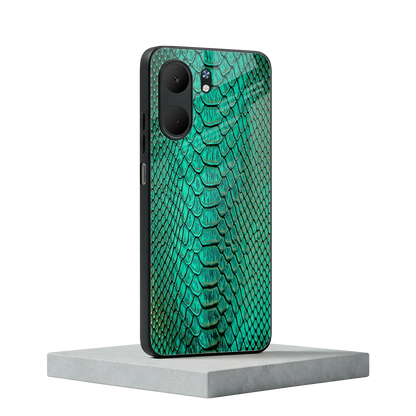 Croco Emerald oppo a5x 5g mobile cover | shockproof glass phone case