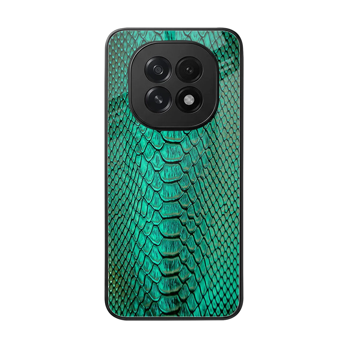 Croco Emerald back phone cover | glass case for oppo f29 5g