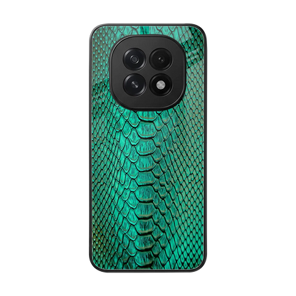 Croco Emerald back phone cover | glass case for oppo f29 5g