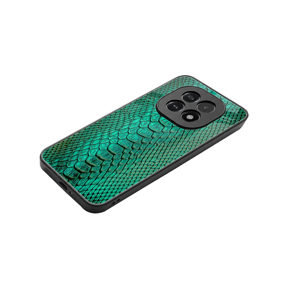 Croco Emerald stylish phone case for oppo f29 5g | glossy glass and slim fit