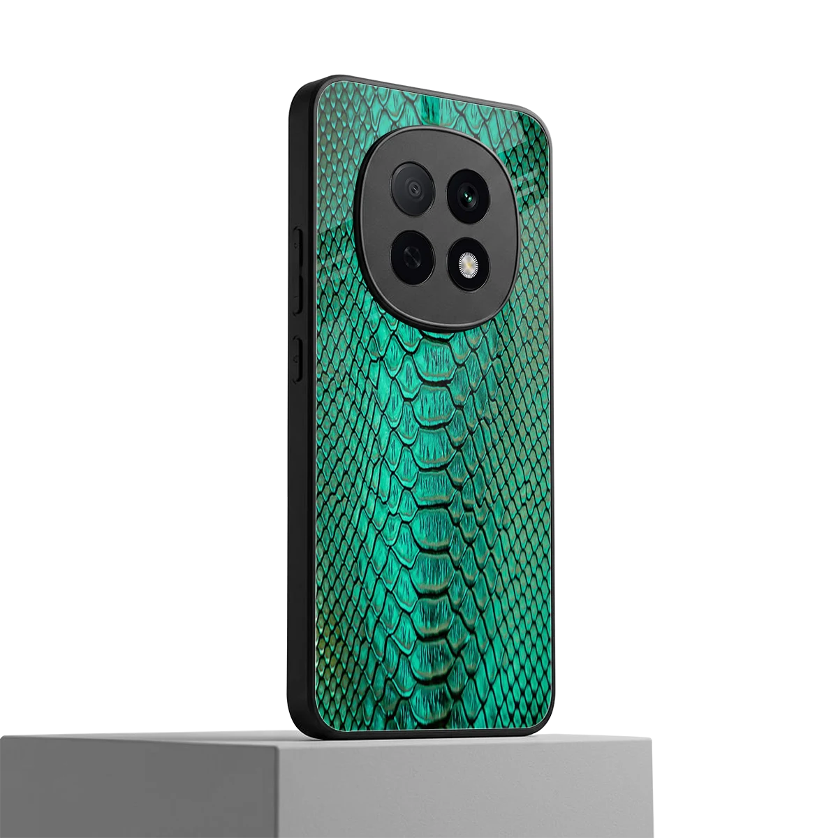 Croco Emerald oppo f29 pro 5g mobile cover | shockproof glass phone case