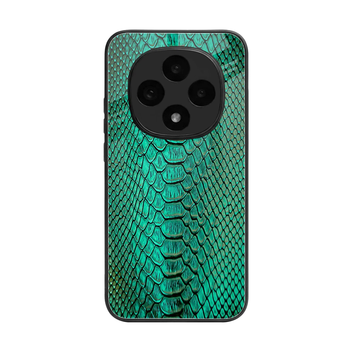 Croco Emerald back phone cover | glass case for oppo f31 pro 5g
