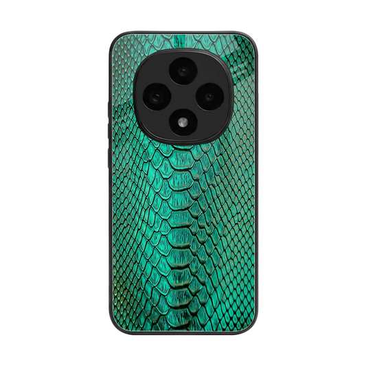 Croco Emerald back phone cover | glass case for oppo f31 pro 5g