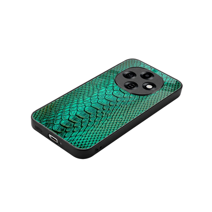 Croco Emerald stylish phone case for oppo f31 pro 5g | glossy glass and slim fit