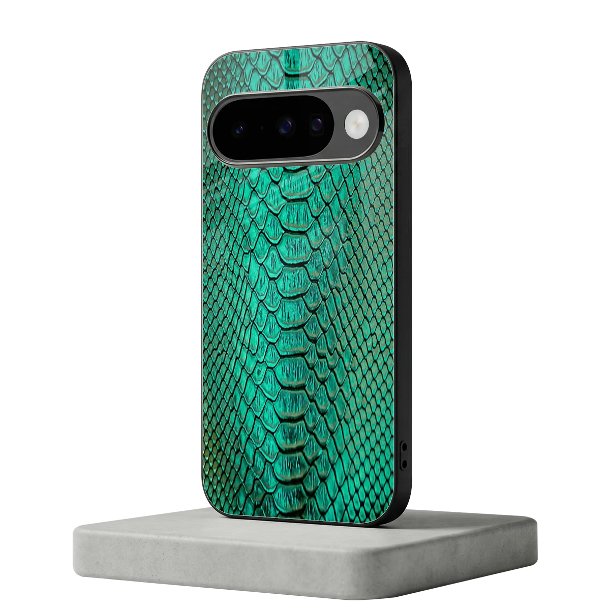 Croco Emerald google pixel 10 mobile cover | shockproof glass phone case
