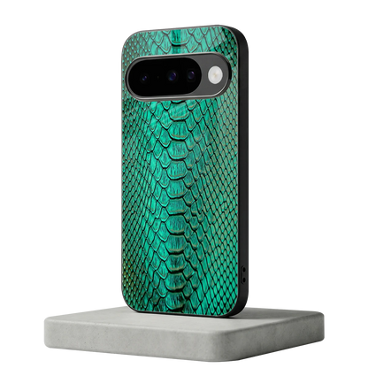 Croco Emerald google pixel 10 mobile cover | shockproof glass phone case