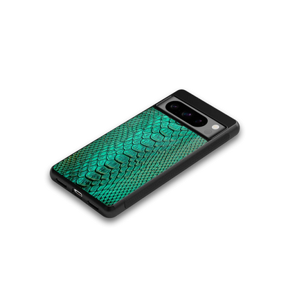 Croco Emerald google pixel 8 pro mobile cover | shockproof glass phone case