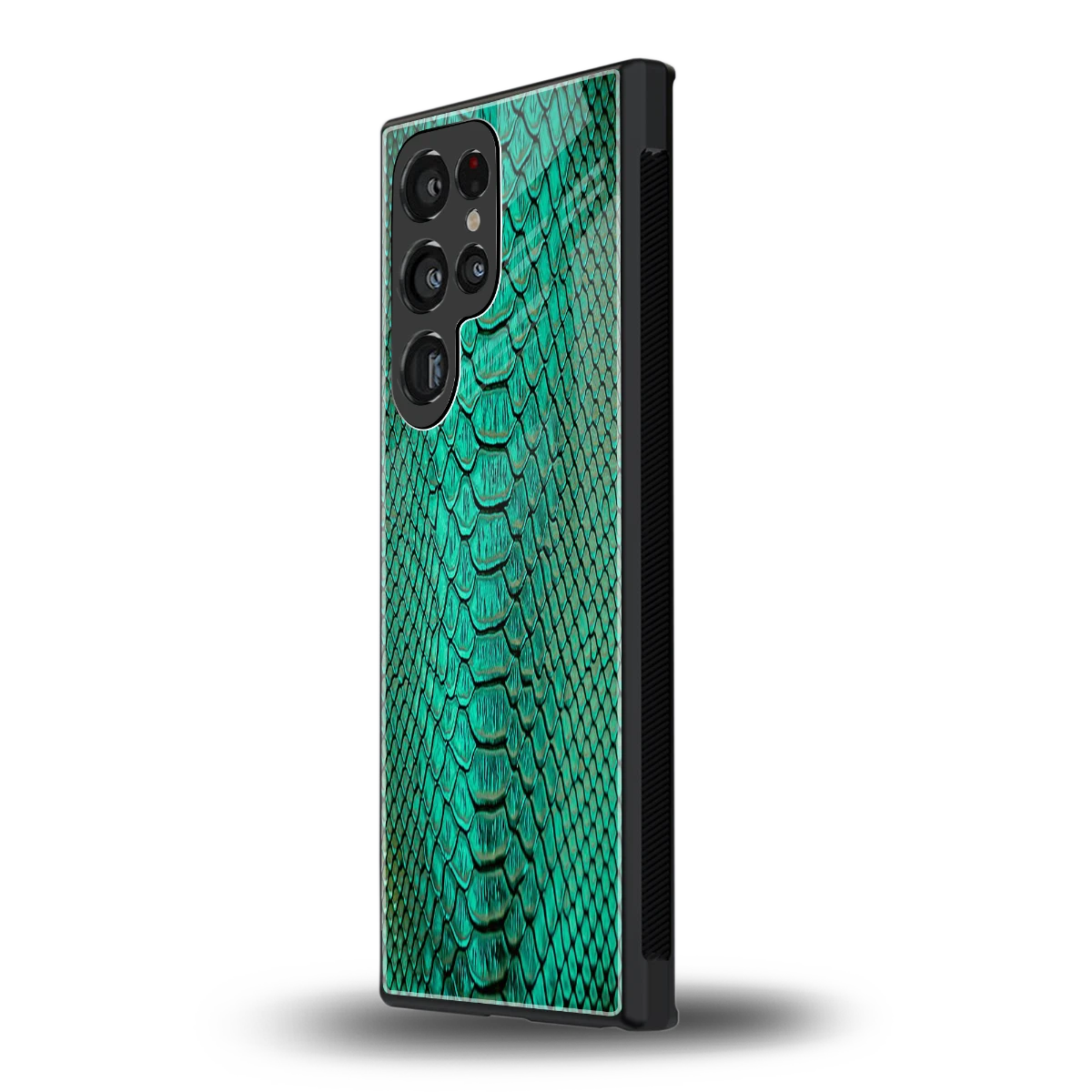 Croco Emerald samsung galaxy s24 ultra mobile cover | shockproof glass phone case