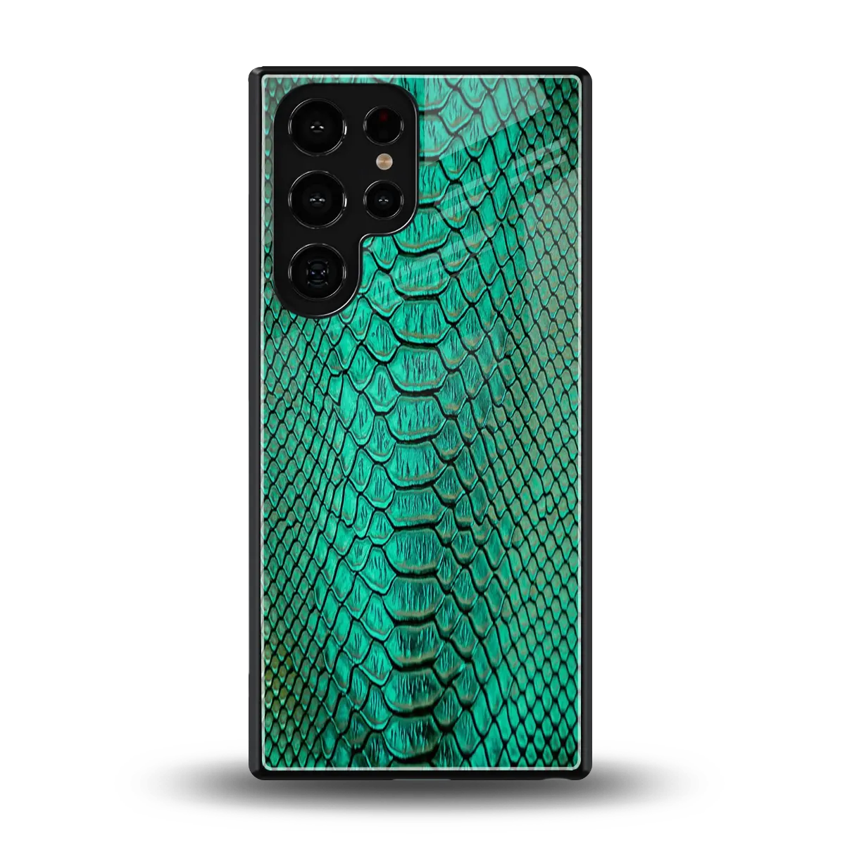Croco Emerald back phone cover | glass case for samsung galaxy s26 ultra