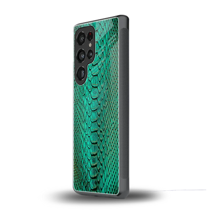 Croco Emerald samsung galaxy s26 ultra mobile cover | shockproof glass phone case