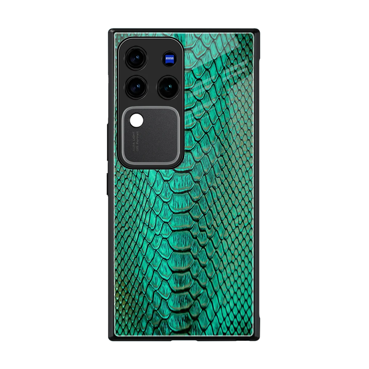 Croco Emerald back phone cover | glass case forvivo v30 pro