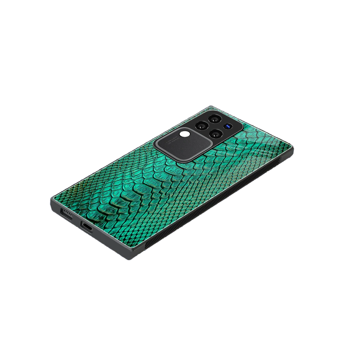 Croco Emerald stylish phone case forvivo v30 pro | glossy glass and slim fit