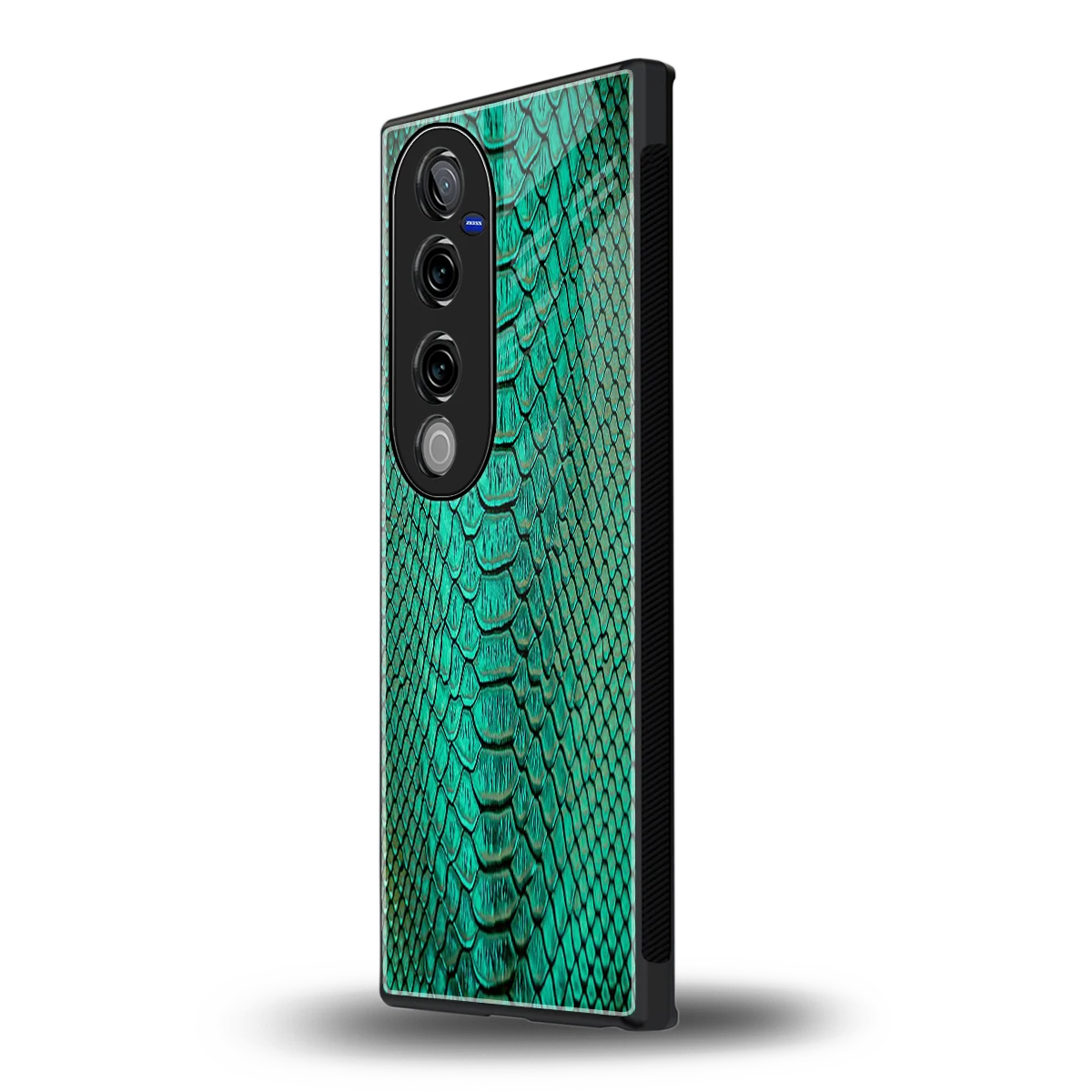 Croco Emerald vivo v40 pro mobile cover | shockproof glass phone case