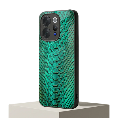 Croco Emerald vivo v70 mobile cover | shockproof glass phone case