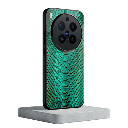 Croco Emerald vivo x300 pro mobile cover | shockproof glass phone case