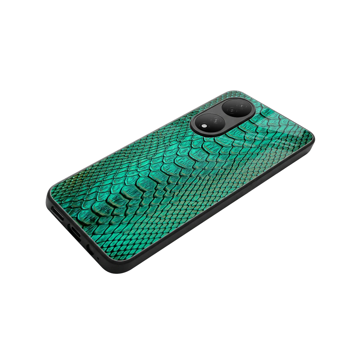Croco Emerald stylish phone case for Vivo-y100 | glossy glass and slim fit