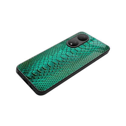 Croco Emerald stylish phone case for Vivo-y100 | glossy glass and slim fit