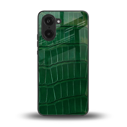 Croco Green back phone cover | glass case for oneplus nord ce5 5g