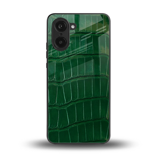 Croco Green back phone cover | glass case for oneplus nord ce5 5g